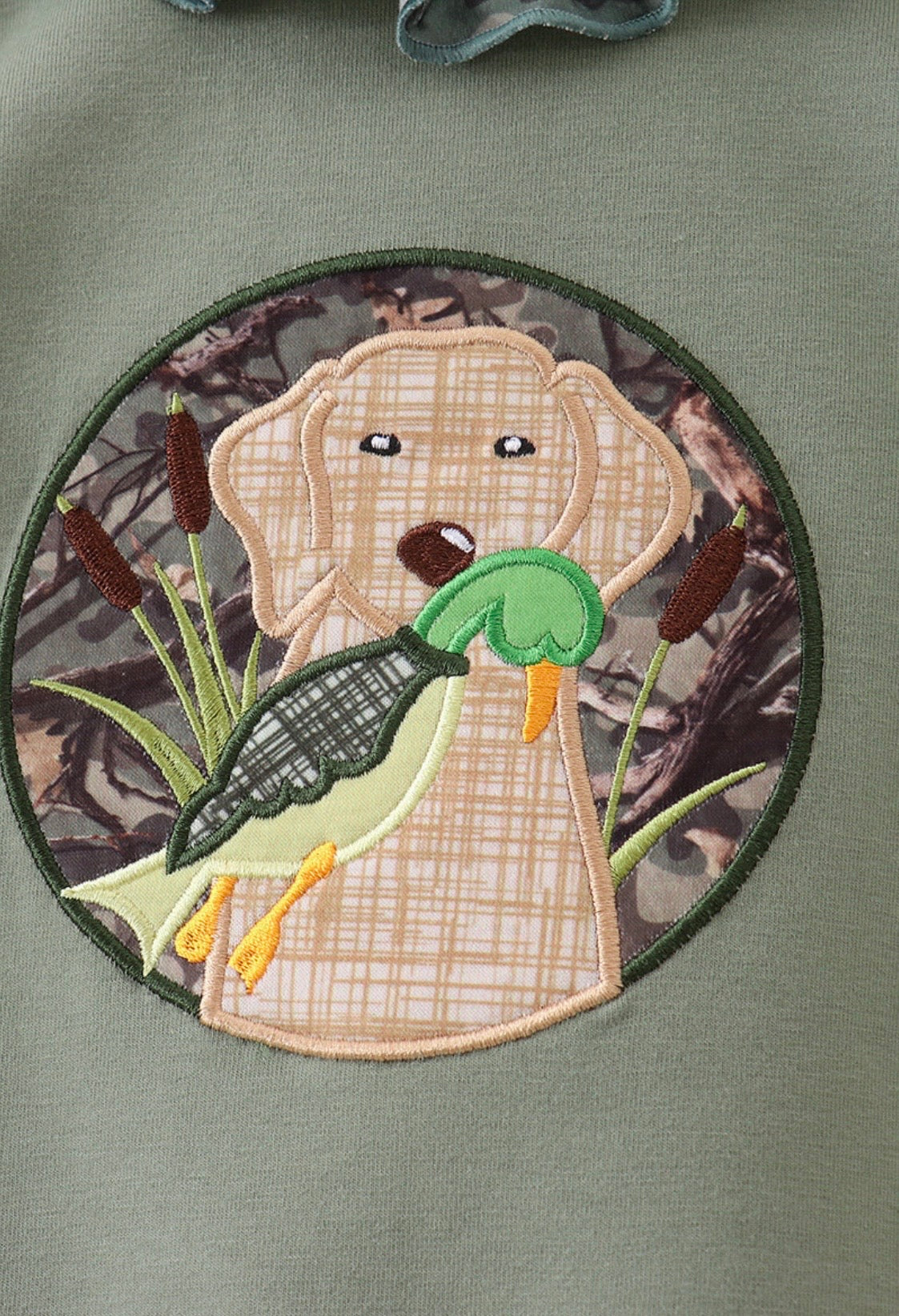 Camouflage Hunting Ruffle Romper