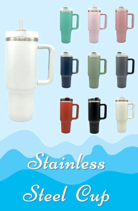 40oz Solid Color Stainless Steel Cup