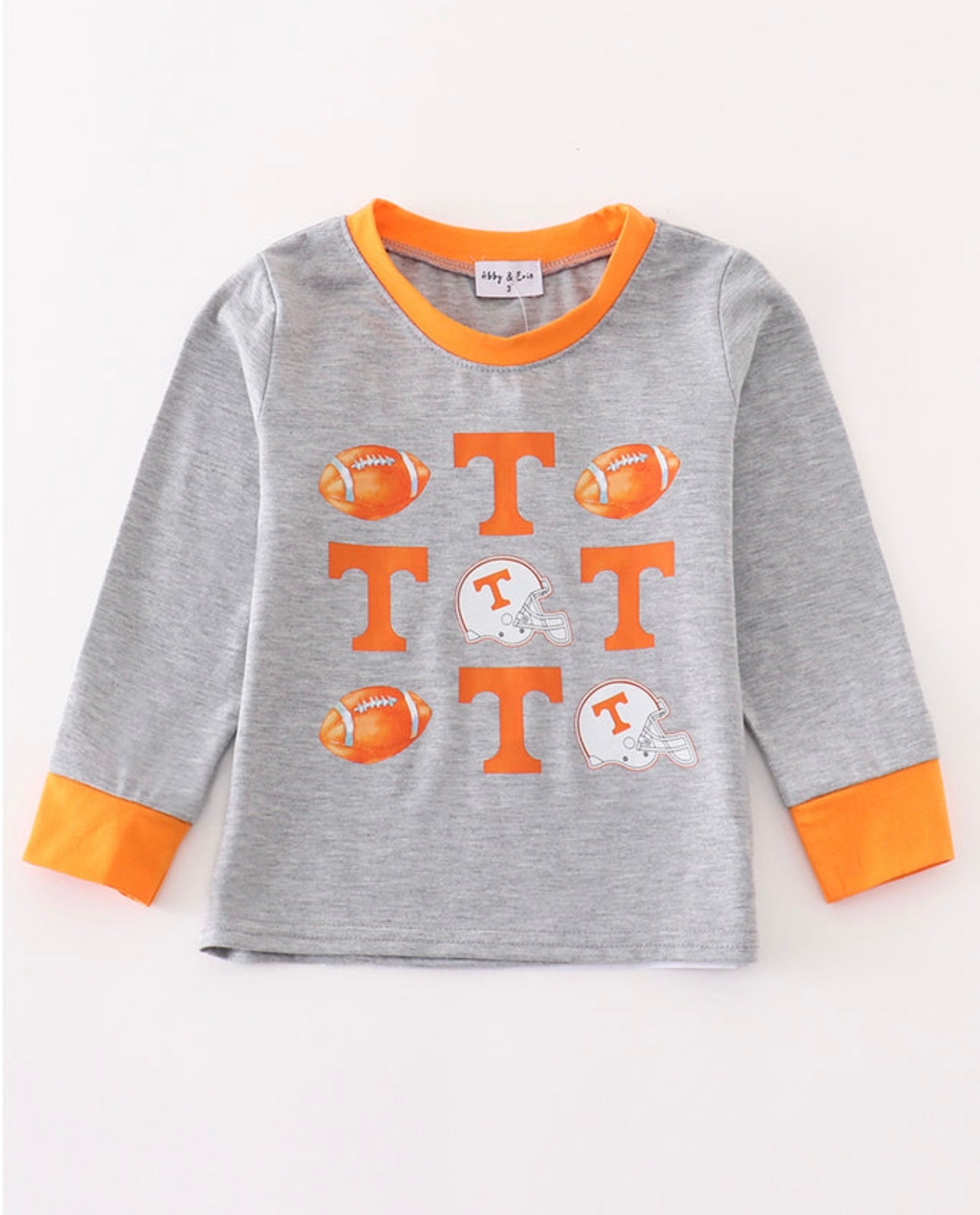 Gray Tennessee Football Top