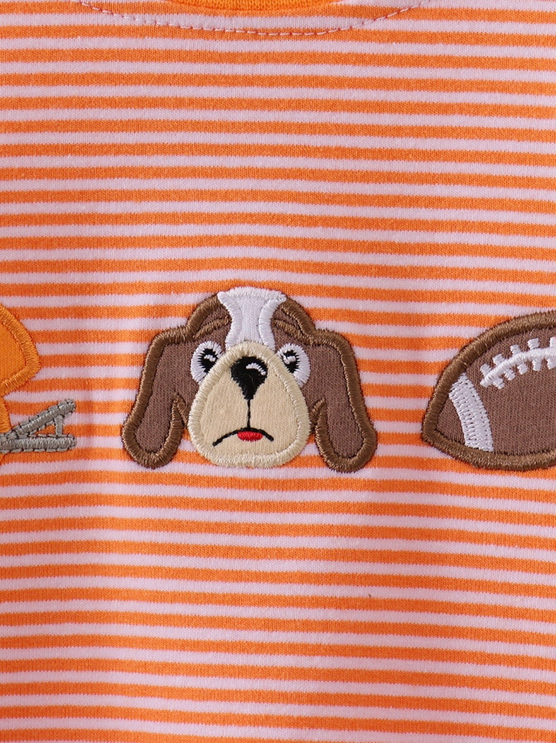 Tennessee Striped Applique Bubble