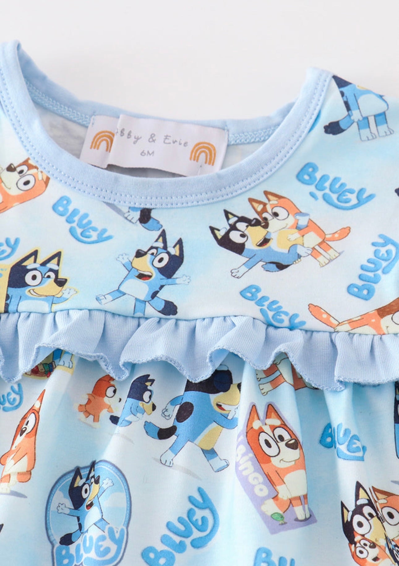 Blue Bluey Baby Set