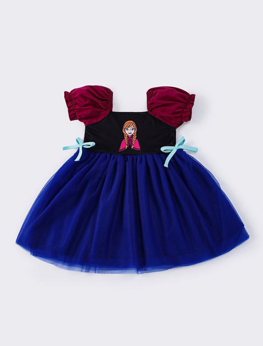 Navy Anna Tulle Dress