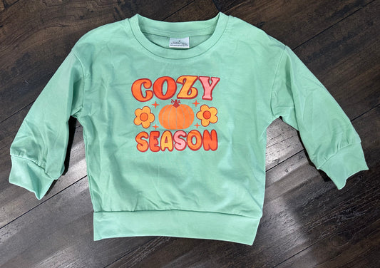 Green Cozy Season Top