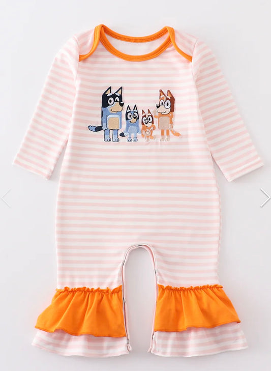 Striped Bluey Romper