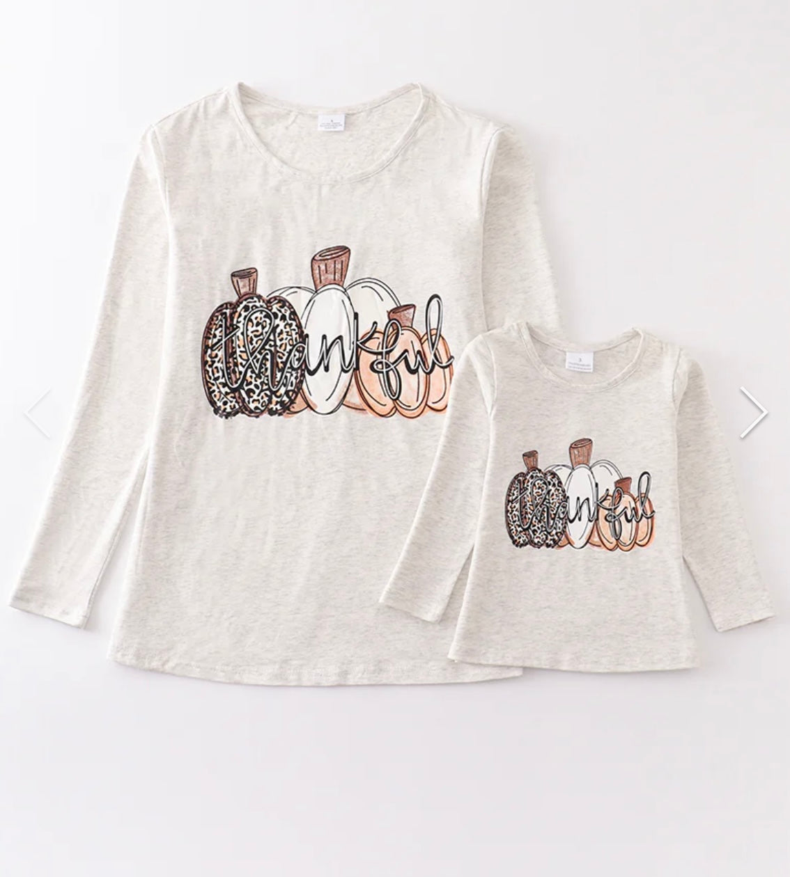 Thankful Mommy & Me shirts