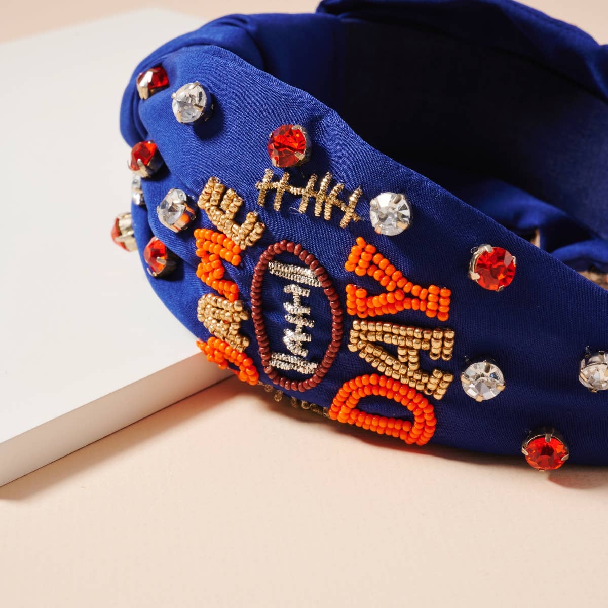 Game Day Seed Bead Headband