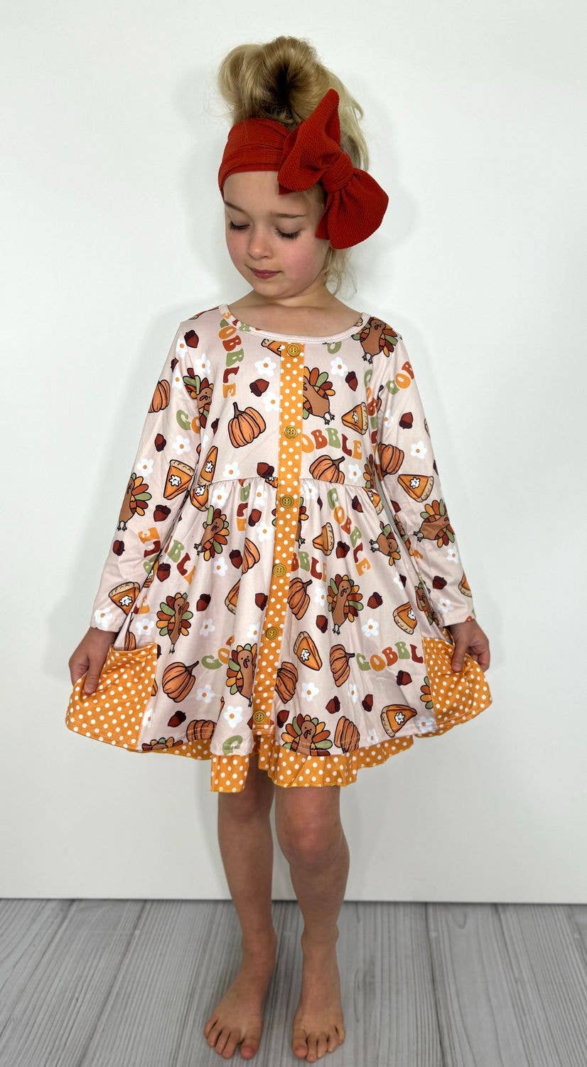 Gobble Gobble Girls Dress