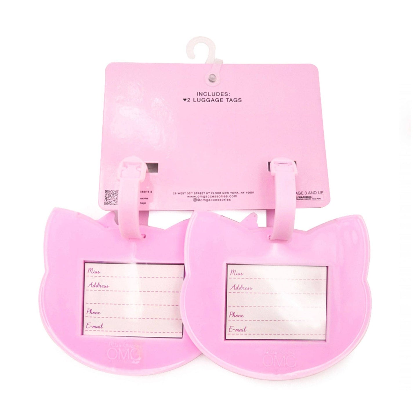 Miss Bella the Kitty Luggage Tag 2 Piece Set