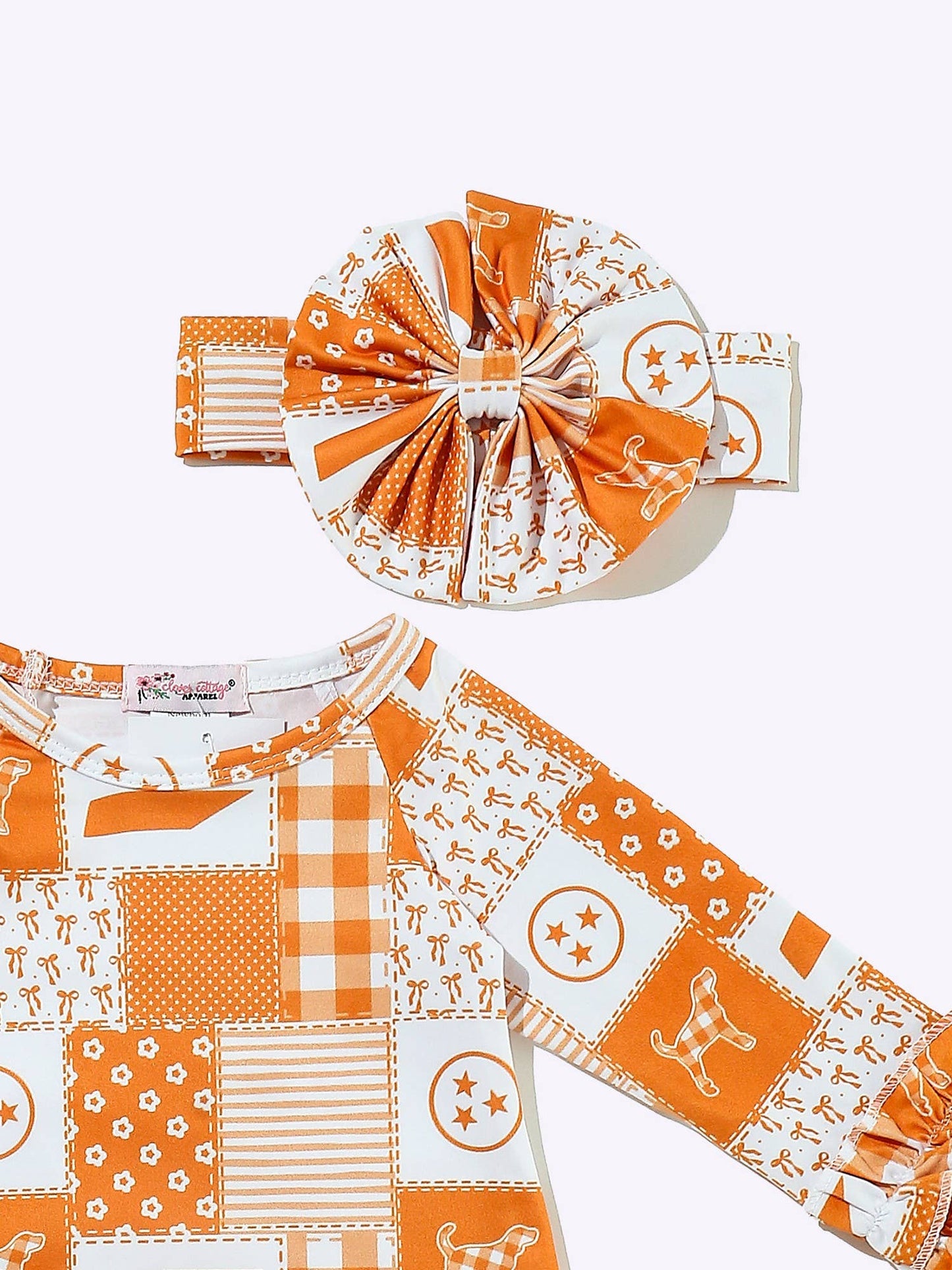 Patchwork TN Baby Gown
