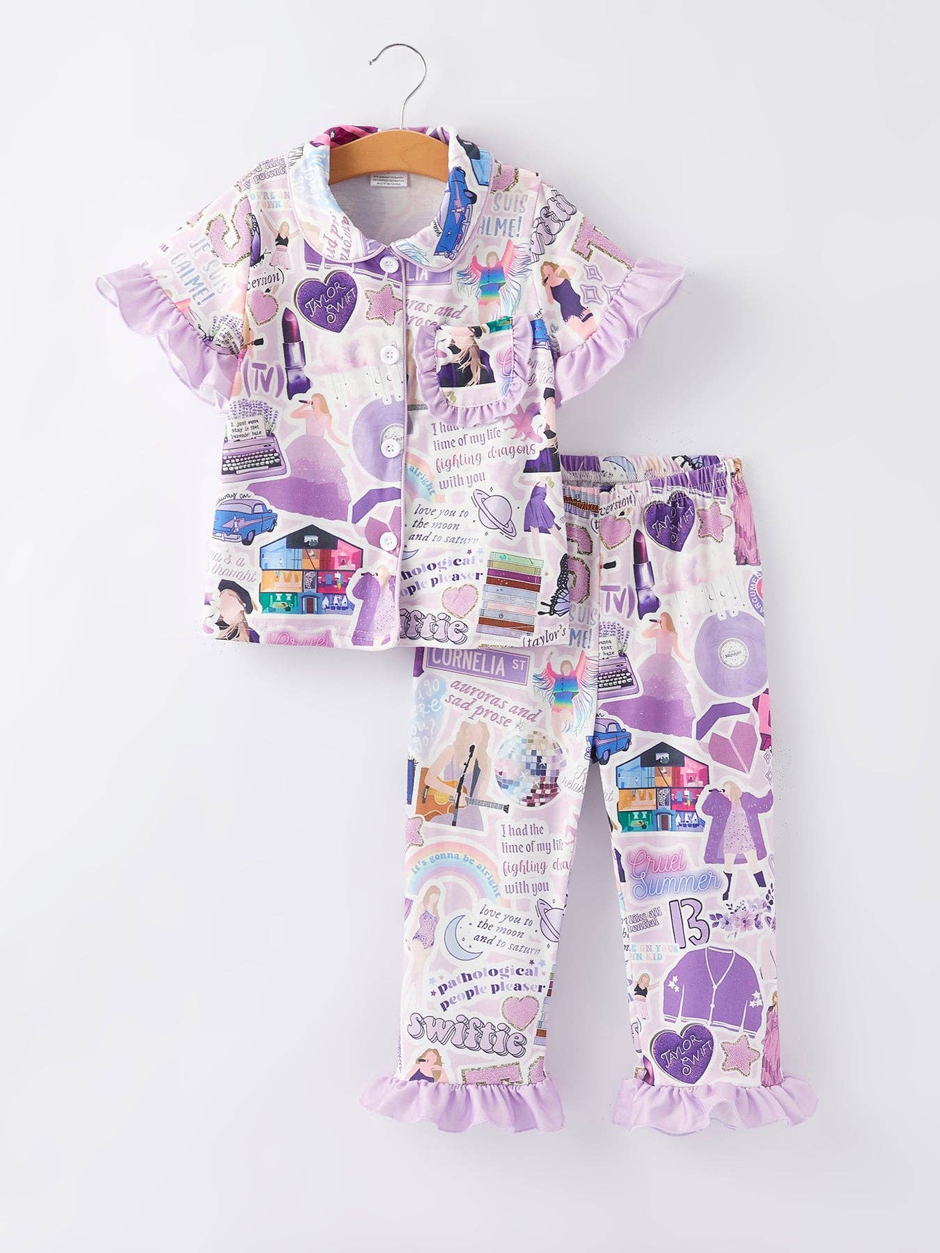 TS Print Girls Pajamas