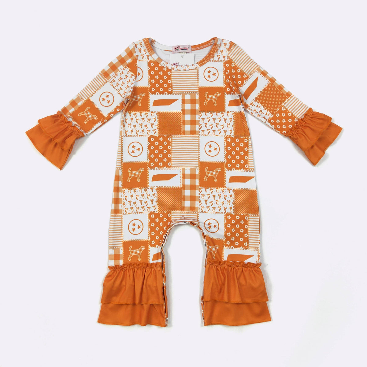 Patchwork TN Baby Romper