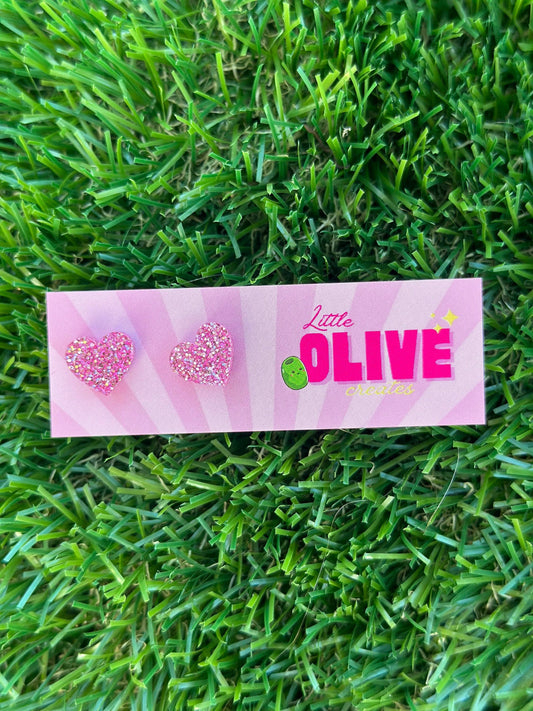 Adorable Mini Heart Stud Earrings