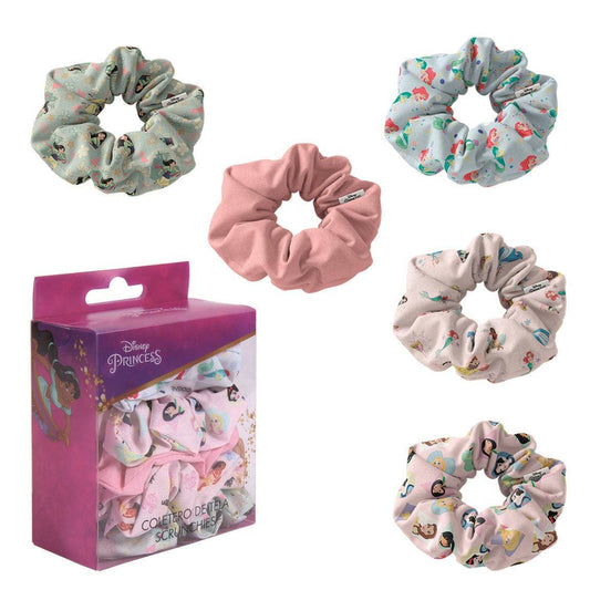 PRINCESS 5-PIECE HAIR SCHRUNCHIE ACCESSORIES