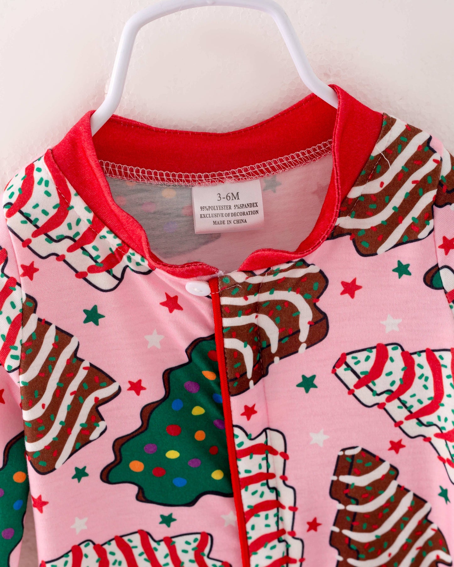 Christmas Holiday Tree Cookies Baby Romper