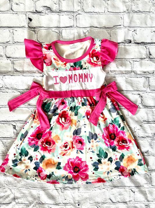 I ❤️ Mommy floral dress