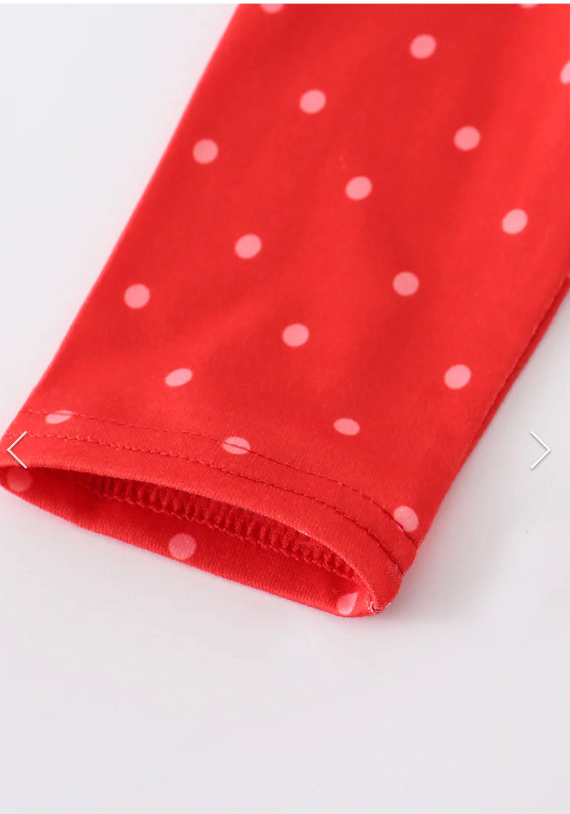 Red Polka Dot Santa Romper