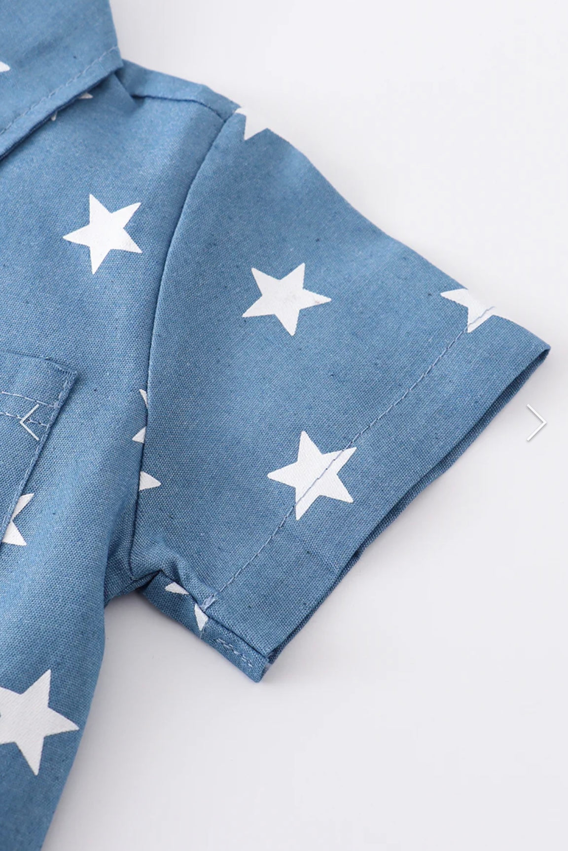 Blue star Boy Pocket Shirt